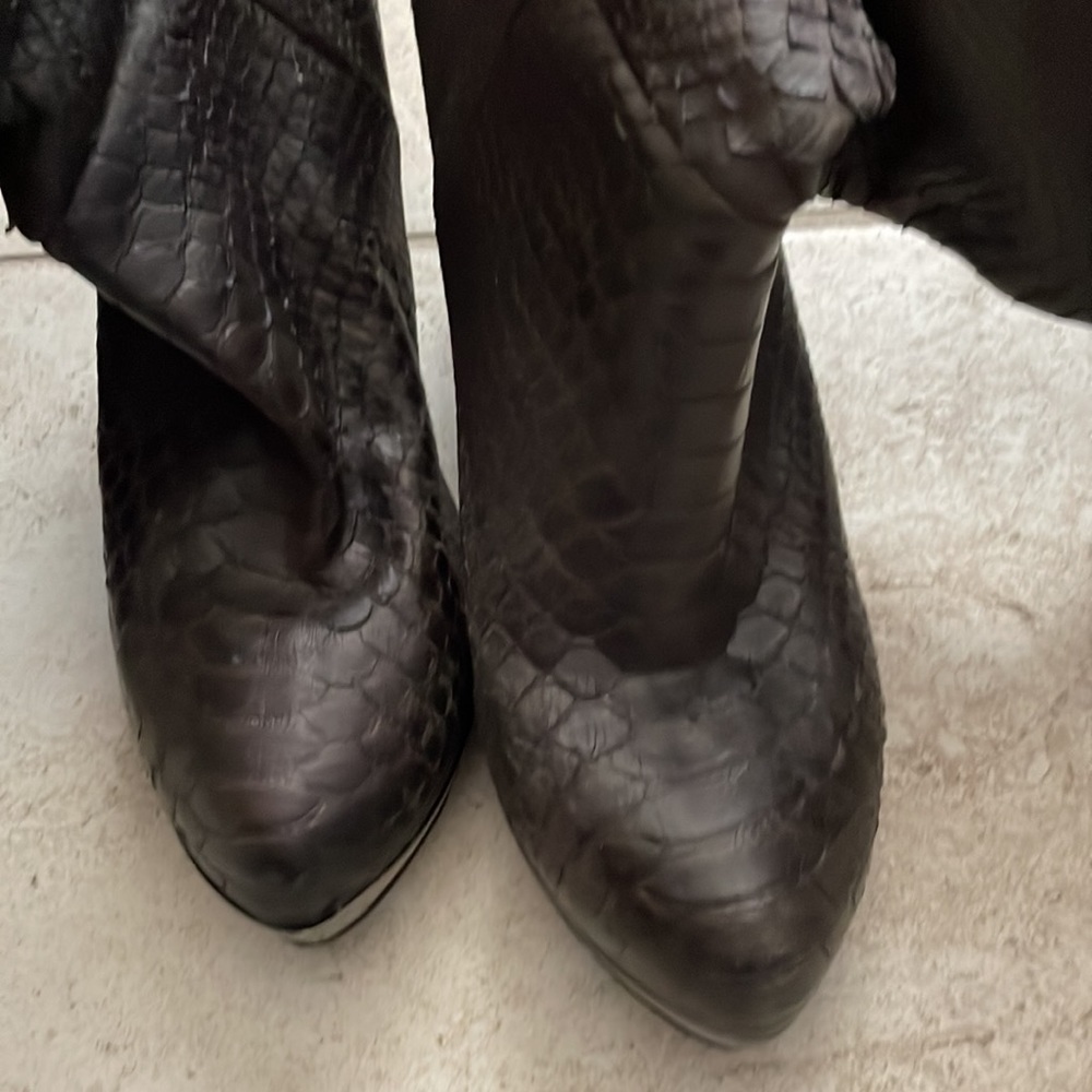 Devi Kroell Python Boots Made Italy - image 4